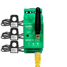 MEW-02 ETH/SC-16 Monitor Energii Elektrycznej WI-FI 3F+N