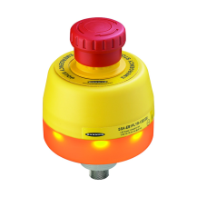 SSA-EB1PLYR-12ECQ8 Wyłącznik awaryjny, przycisk E-Stop, podświetlany, 1 x M12 8-pin, IP67