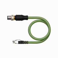 RSSD-RJ45S-4422-10M Przemysłowy przewód Ethernet, CAT 5E, 1 x RJ45, 1 x M12 męskie, 10 m