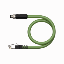 PSGS4M-RJ45S-4422-2M Przemysłowy przewód Ethernet, CAT 5E, 1 x RJ45, 1 x M8 męskie, 2 m