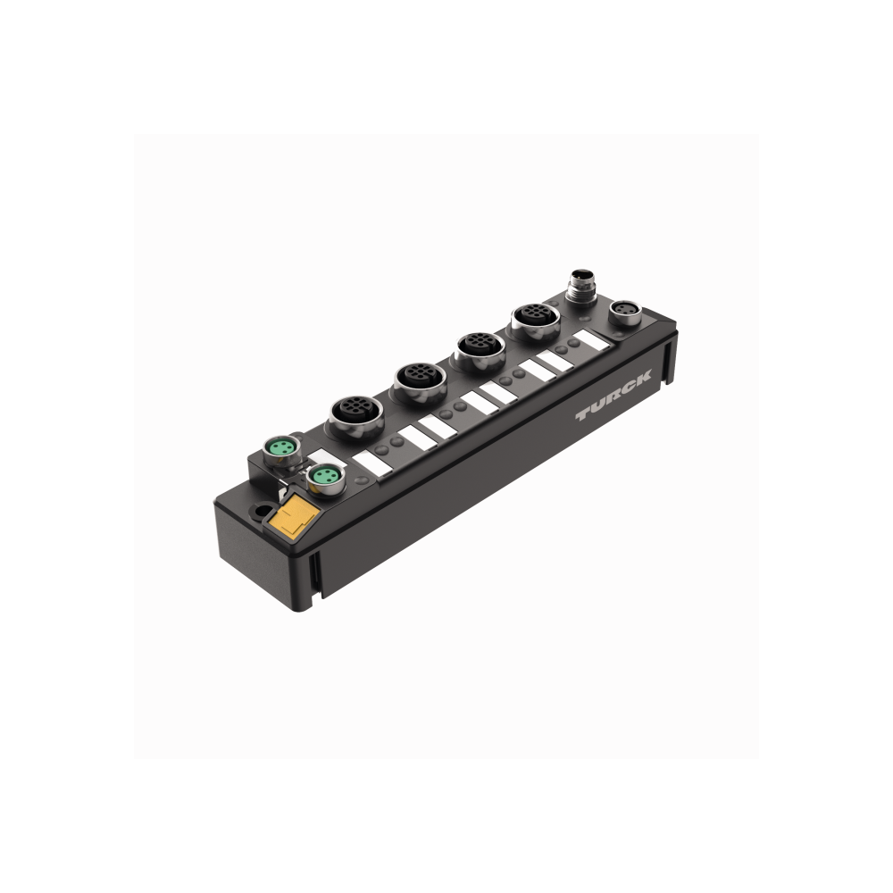 TBEN-S2-2COM-4DXP Kompaktowy, wieloprotokołowy moduł I/O dla Ethernet, 2 konfigurowane interfejsy szeregowe, 4 x DI/DO
