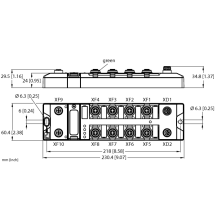 TBEN-LL-SE-M2 Zarządzany przełącznik Ethernet (Switch), 8 portów 100 Mb, 2 pory 1 Gb