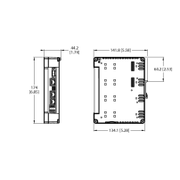 TX700Q-P3WV01 Brama IoT Quad-Core — CODESYS V3 PLC z WEB VISU, 3 × RJ45 Ethernet 10/100 Mb