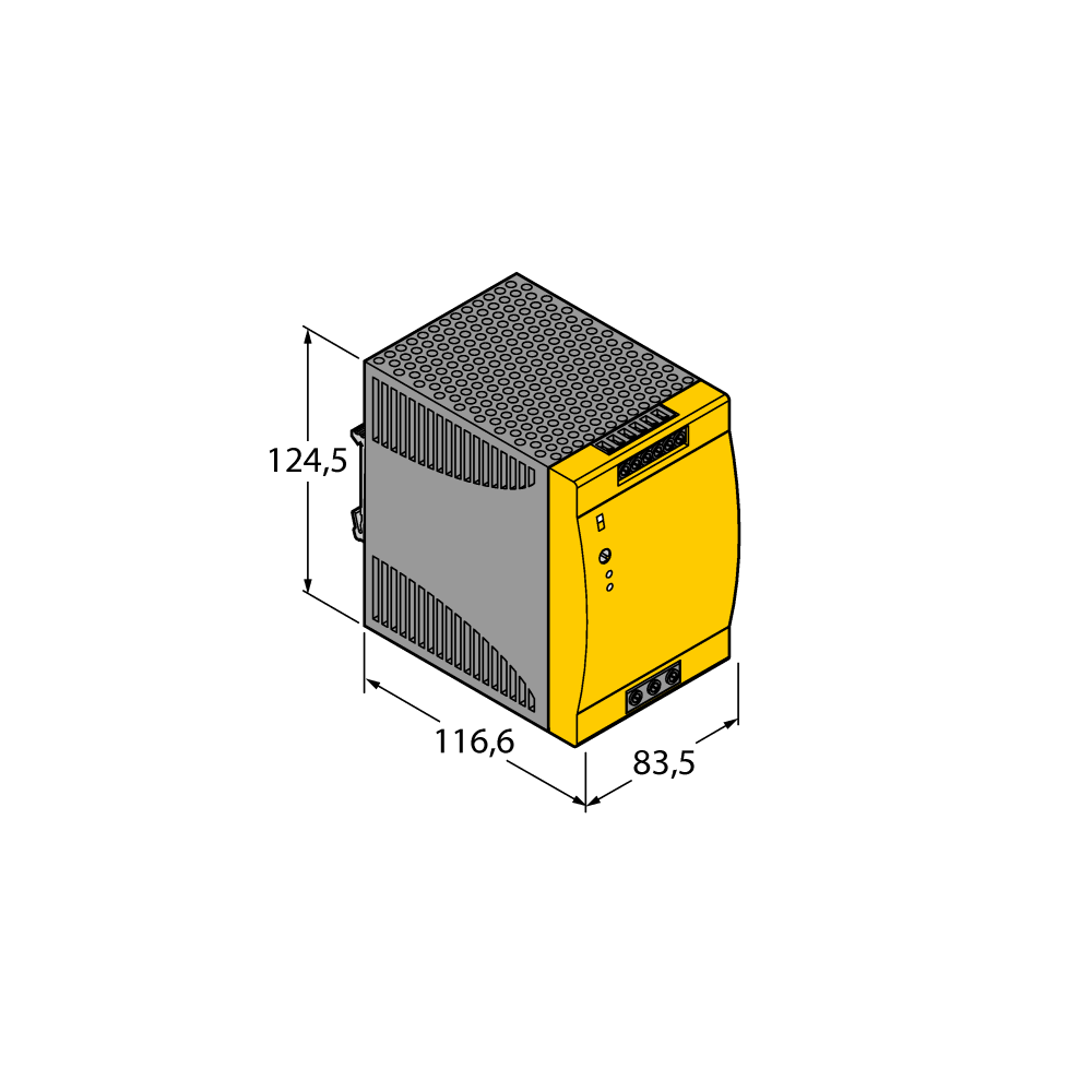 IM82-24-10 Zasilacz impulsowy  230VAC / 24VDC 10A