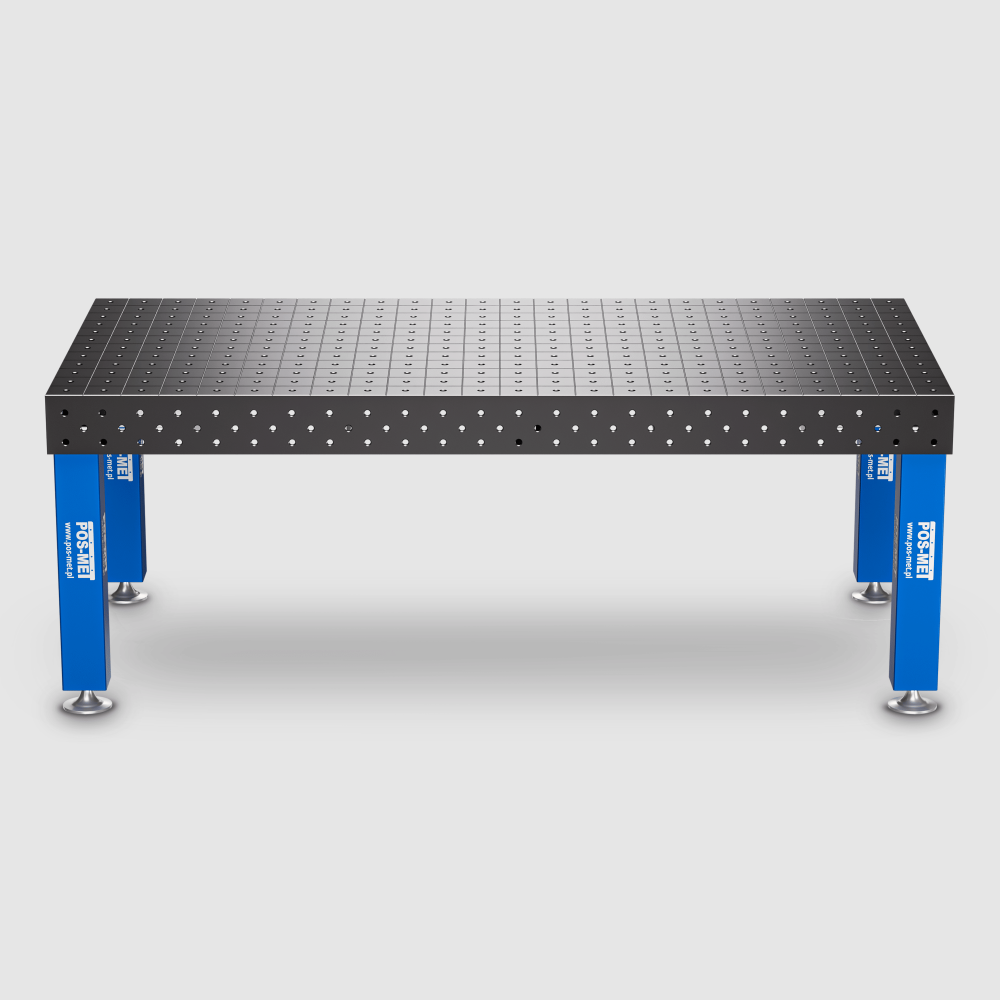 POS-MET Stół spawalniczy 2400×1200 mm – system 16 PROFI