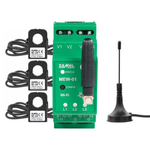 Kontrola  prądu, wody, gazu i temepratury