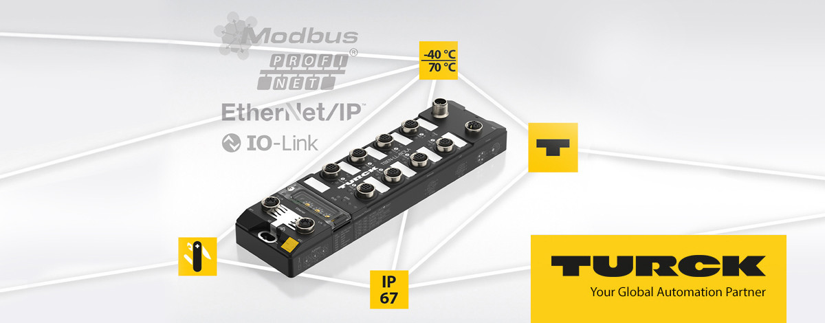 TBEN-LL-8IOLA - kompaktowy moduł I/O z 8 portami IO-Link w pełnej ochronie IP67